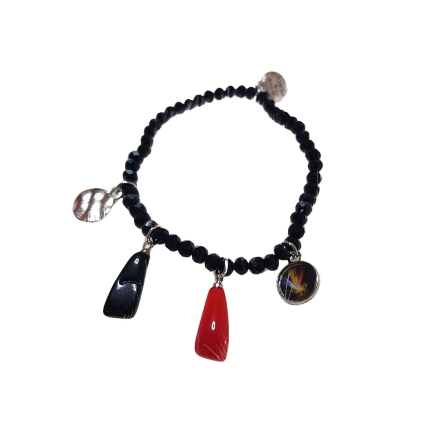Pulsera de Azabache con Mano de Fátima