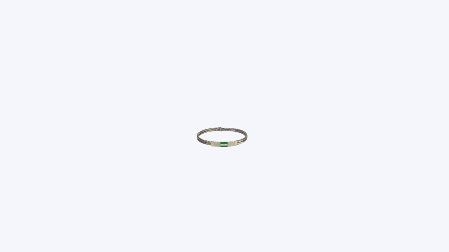 Pulsera de Acero y Oro - JOYERIA AMAZ JOYAS