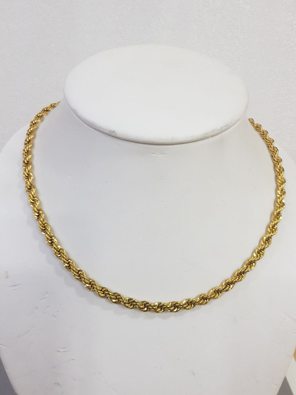 Cadena de Acero para Hombre en Dorado - JOYERIA AMAZ JOYAS