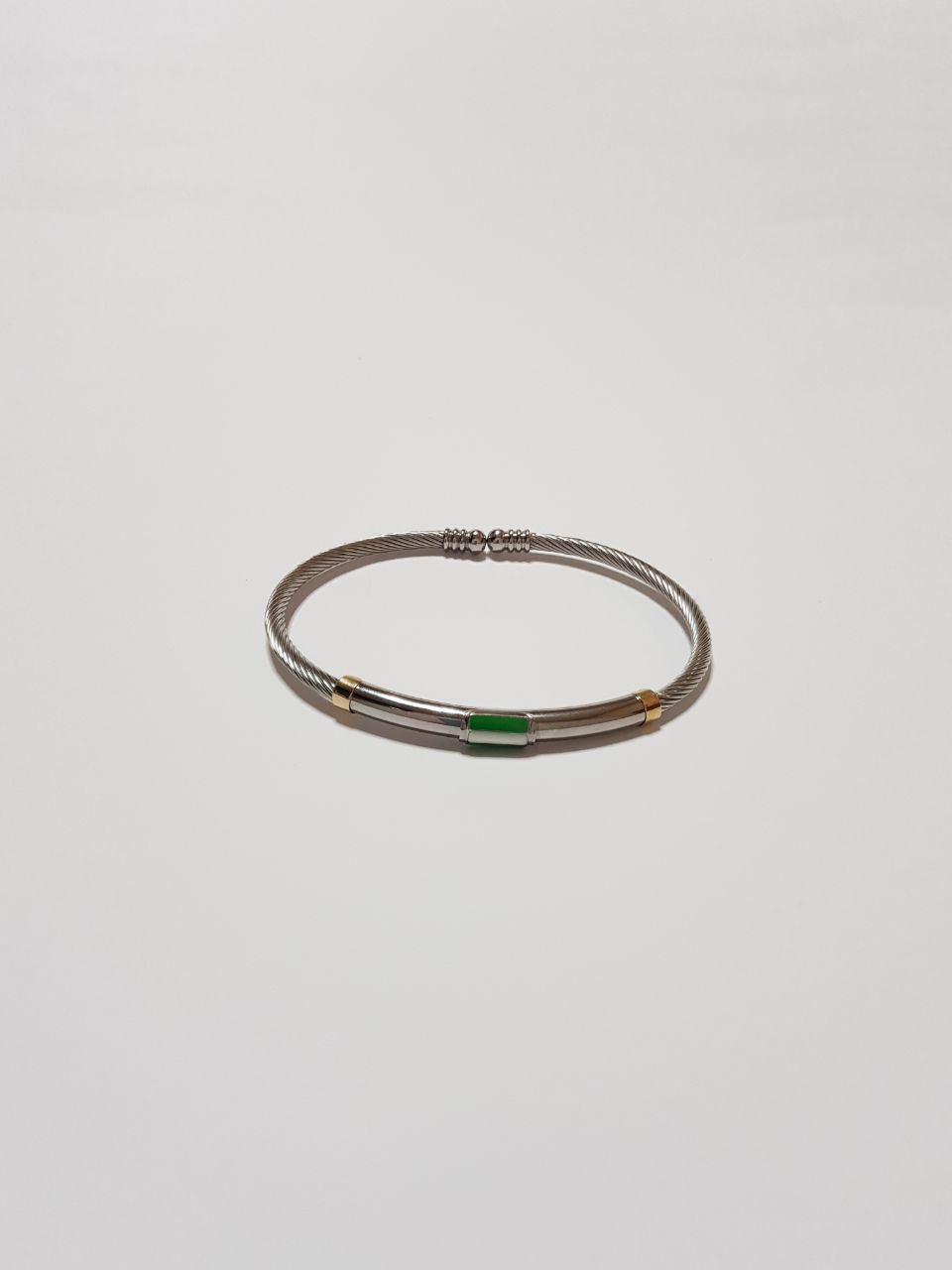 Pulsera de Acero y Oro - JOYERIA AMAZ JOYAS