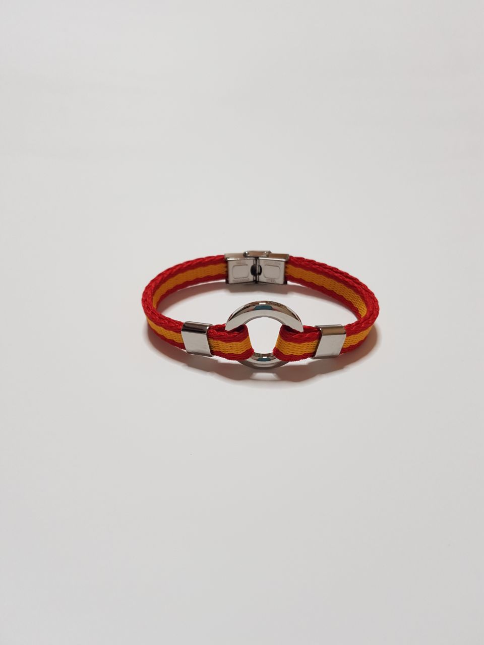 Pulsera Hecha con los Colores de la Bandera de España - JOYERIA AMAZ JOYAS