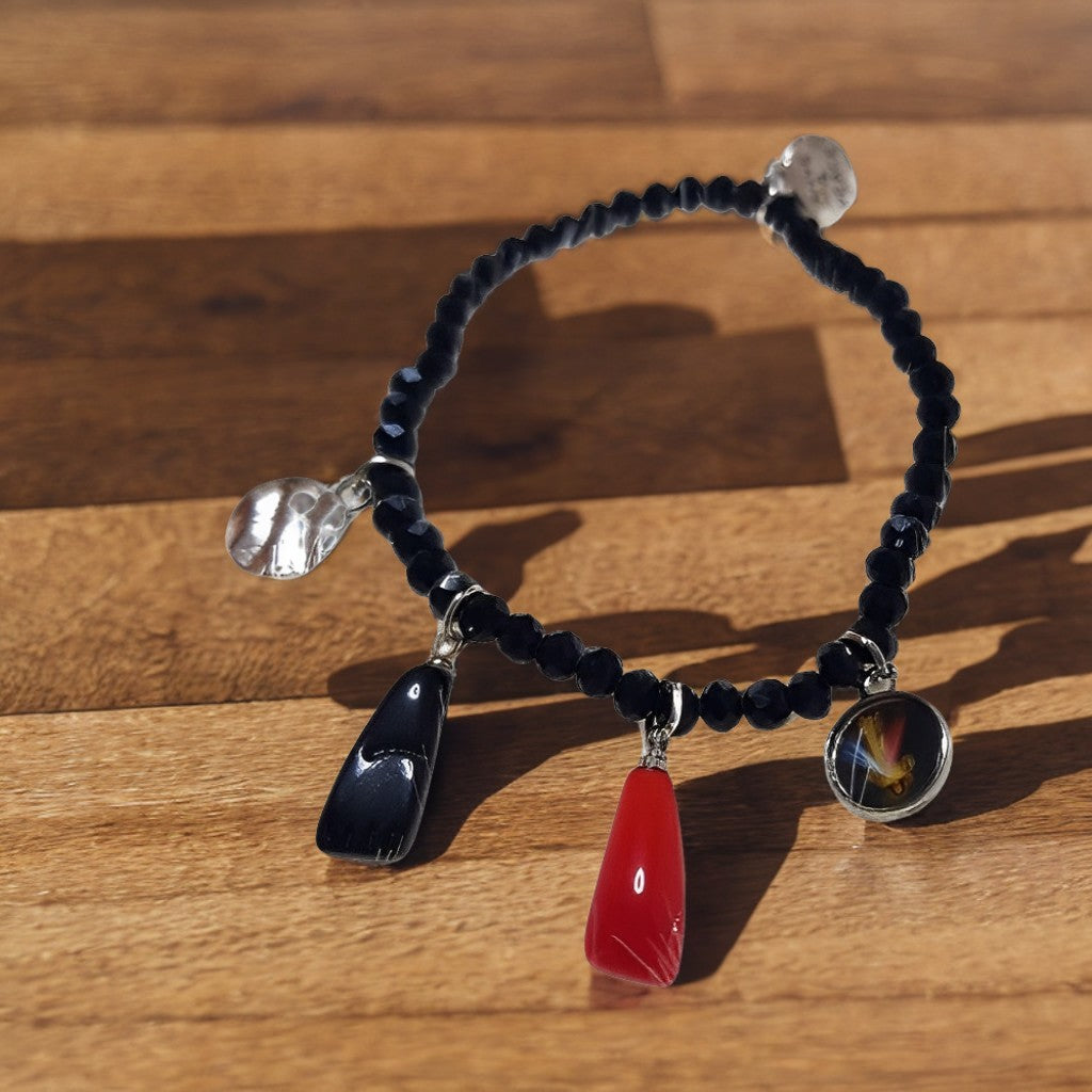 Pulsera de Azabache con La Mano de Fatima