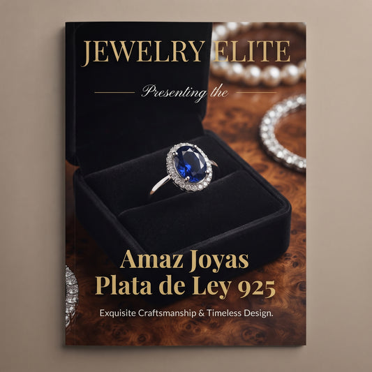 Anillo de plata 925 con piedra azul tipo zafiro