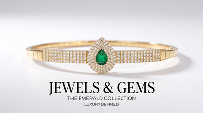 Pulsera de oro de 18K con crisopal y circonitas