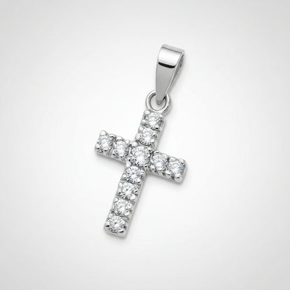 CRUZ ORO BLANCO DE 18 KL