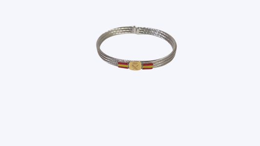 Pulsera de Acero y Oro