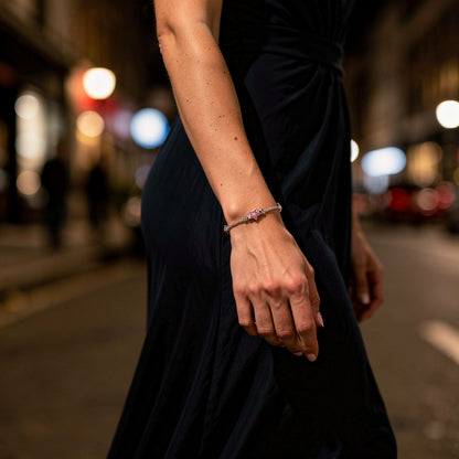 Pulsera de Plata de Ley 925 para Mujer Joya Joyas Joyeria Regalos Exclusivos Metal Micras Pulseras - JOYERIA AMAZ JOYAS