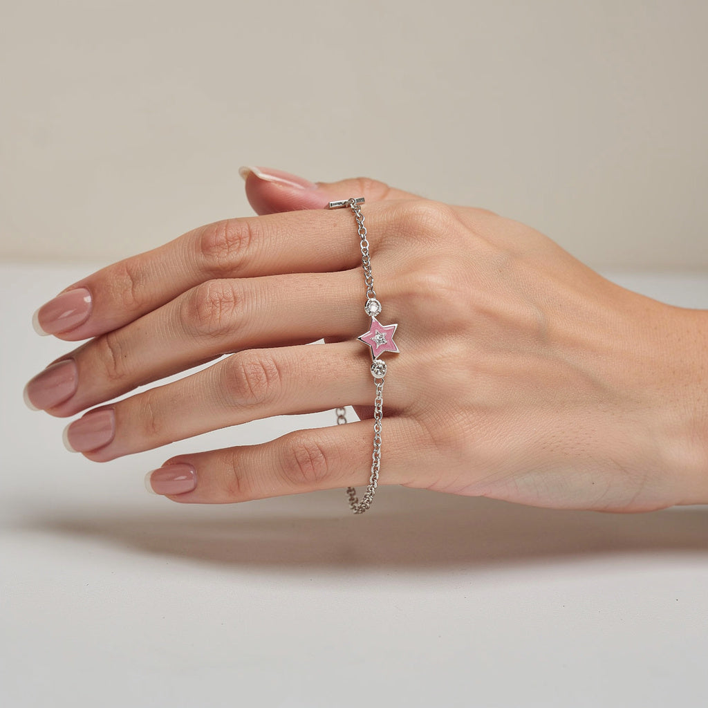 Pulsera de Plata de Ley 925 para Mujer Joya Joyas Joyeria Regalos Exclusivos Metal Micras Pulseras - JOYERIA AMAZ JOYAS