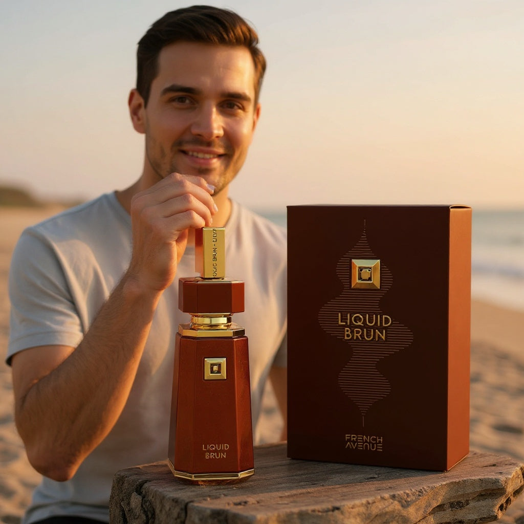 Perfume Arabe LIQUID BRUN Original para Hombre - JOYERIA AMAZ JOYAS