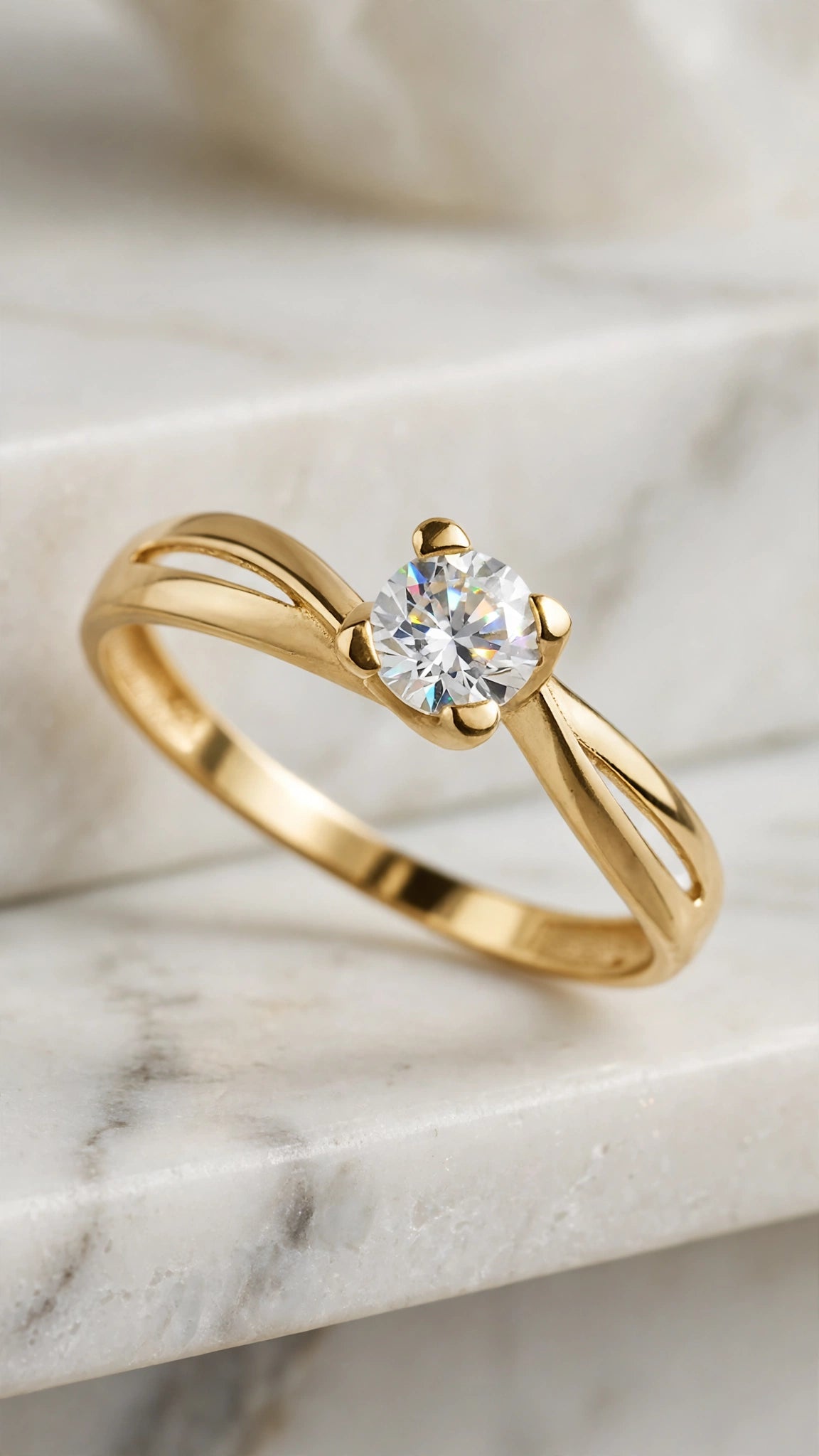 Sortija Oro 18K con circonita