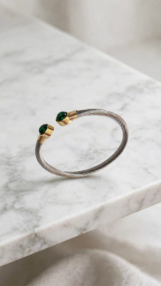 Pulsera de Acero y Oro
