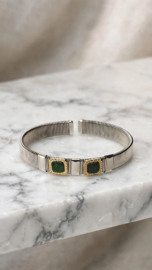 Pulsera de Acero y Oro