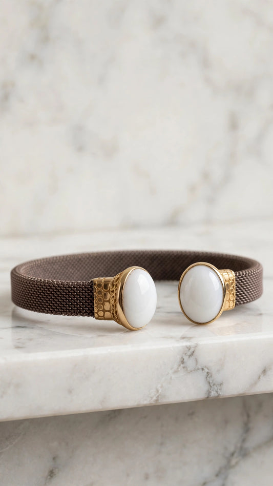 Pulsera de Acero y Oro