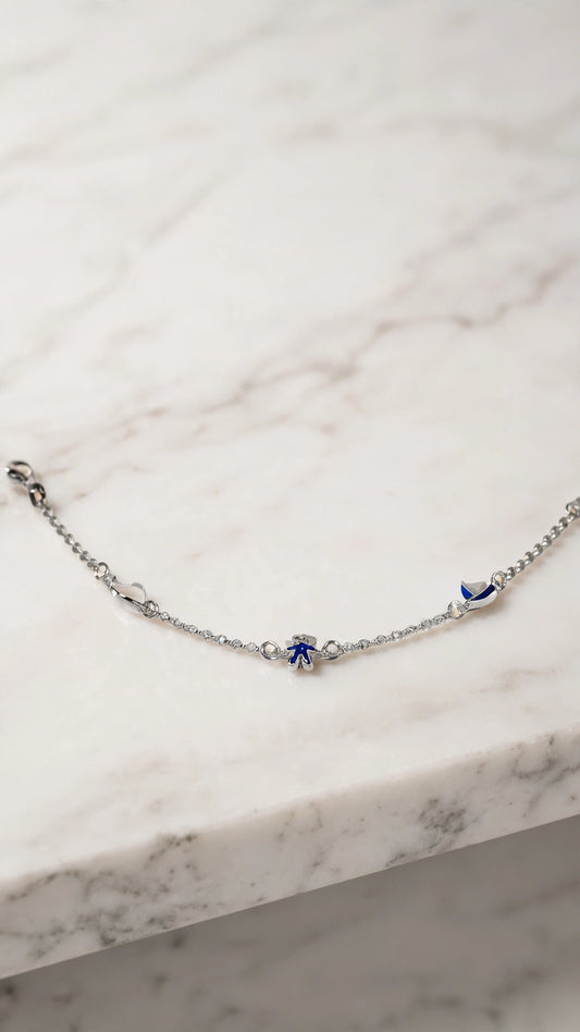 Pulsera de Plata de Ley de 925