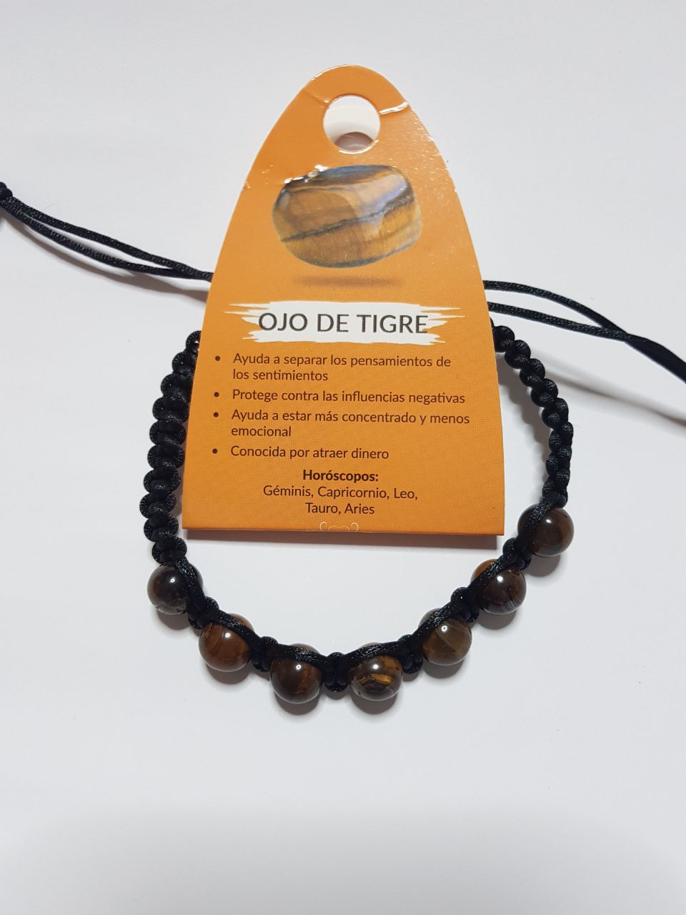 Pulsera de Piedras de Ojo de Tigre